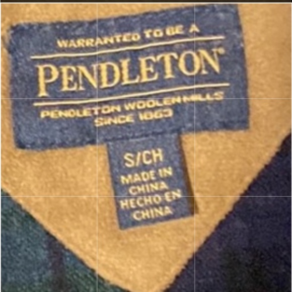 Pendleton Fuzzy Sherpa Dark Blue Zipper Jacket - Picture 3 of 7